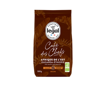 Image de Café en grains Bio LEGAL CAFE DES CHEFS AFRIQUE DE L'EST N°7 - Afrique de l'Ouest