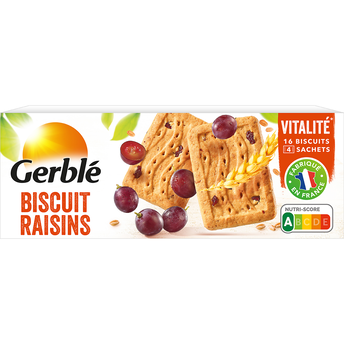 Image de Biscuits raisins GERBLE - 4x4