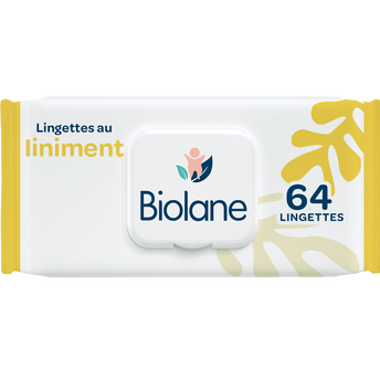 Image de Lingette au liniment oléo calcaire BIOLANE