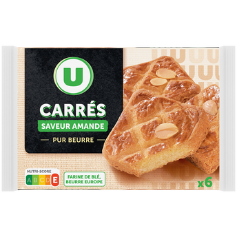 Image de U
carrés fourrés saveur amande pur beurre 6 unités