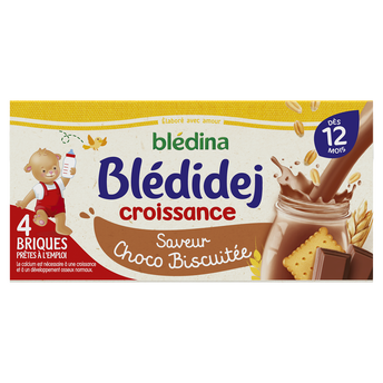 Image de Lait et céréales bébé chocolat biscuité dès 12 mois BLEDIDEJ BLEDINA