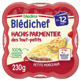 Image de Plat bébé hachis parmentier dès 12 mois BLEDICHEF BLEDINA