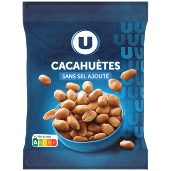Image de U
Cacahuètes grillées sans sel ajouté  paquet de