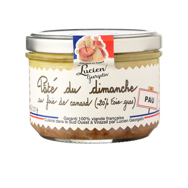 Foie Gras Canard Lit De Mangue Lucien Georgelin 70g - Lot 6 Pots - Spécialité Française Gourmande