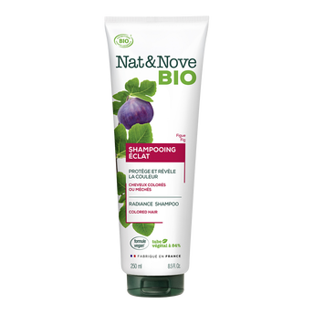 Image de Shampooing figue cheveux colorés bio NAT&NOVE BIO