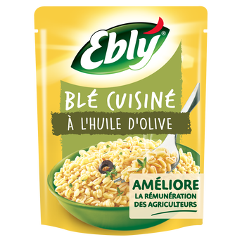 Image de Blé Express 2mn nature à l'huile d'olive EBLY pochon