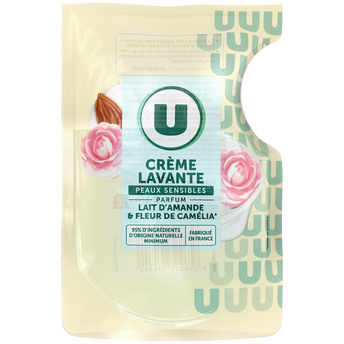 Image de U
Crème lavante lait amande camelia U recharge