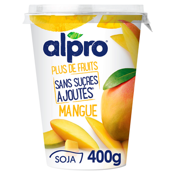 Image de Dessert végétal soja mangue sans sucres ALPRO