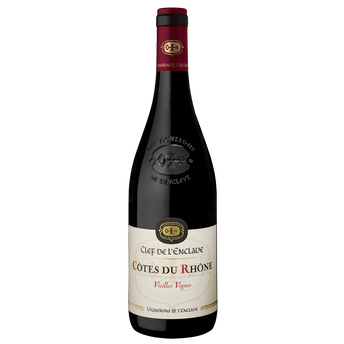 Image de Vin Rouge Côtes du Rhône AOP rouge Clefs de l'Enclave vieilles