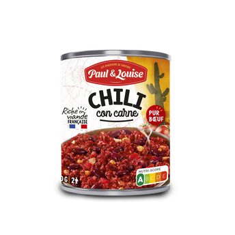 Image de Chili corn carne PAUL & LOUISE boite