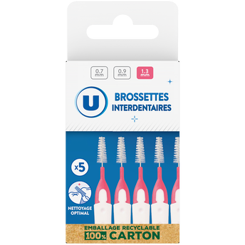 Image de U
Brossette interdentaire 1,3mm