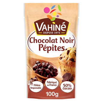 Image de Pépites de chocolat VAHINE, sachet de