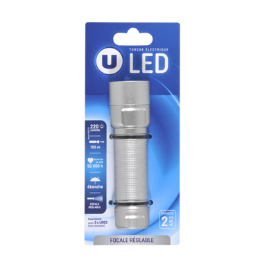 Lampe de poche led - Super U, Hyper U, U Express 