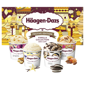 Image de Mini pots crème glacée vanille collection HÄAGEN DAZS X4
