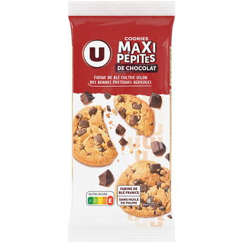 Image de U
Cookies premium maxi pépites chocolat  paquet de