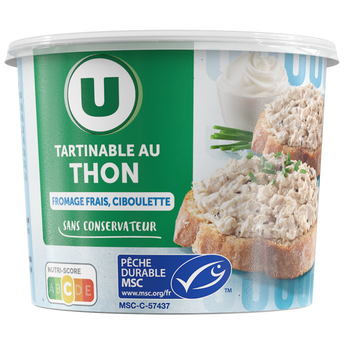 Image de U
Tartinable au thon fromage frais ciboulette