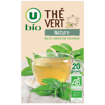 Image de U BIO
Thé vert Bio U BIO - 20 sachets
