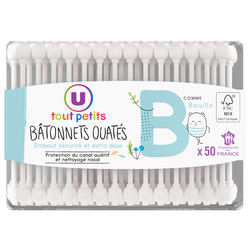 Batonnets Ouates Bebe Boite De 50 Super U Hyper U U Express Www Coursesu Com