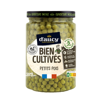 Image de Petits pois D'AUCY - Bocal de 250g net