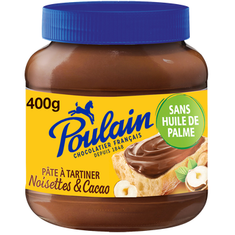 Image de Pâte à tartiner Chocolat noisettes sans huile de palme - Pot de