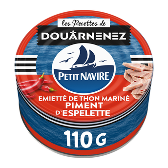 Image de Emietté de thon Le mariné piment d'Espelette PETIT NAVIRE 1/6