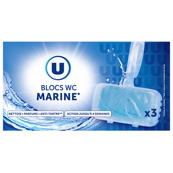 Image de U
Bloc wc solide parfum marine