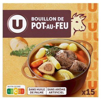 Image de U
Bouillon pot au feu 15 tablettes