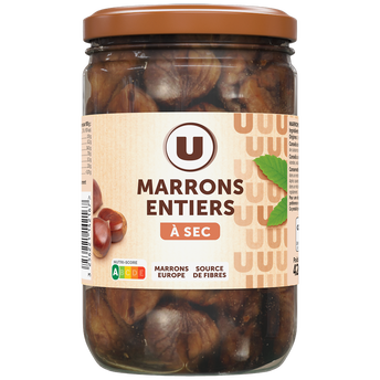 Image de U
Marrons entiers à sec - Bocal