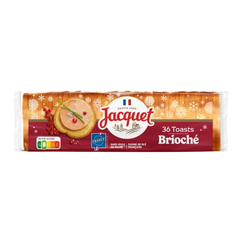 Image de Pain de mie apéritif Toasts ronds brioché JACQUET