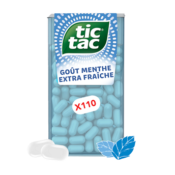 Image de Bonbons TIC TAC x110 pastilles MENTHE EXTRA FRAÎCHE
