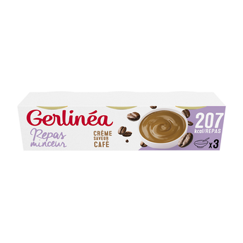 Image de Coupelle Crème café,  repas minceur GERLINEA  - x 3