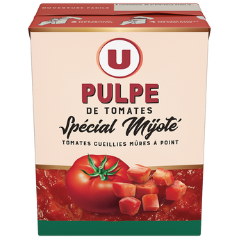 Image de U
Pulpe de Tomates spécial mijotés finement concassé  paquet de