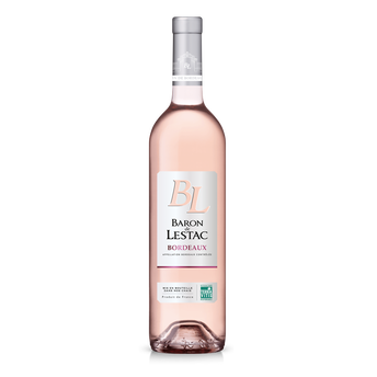 Image de Vin rosé Bordeaux AOP, Vin rosé, Baron de Lestac 2022