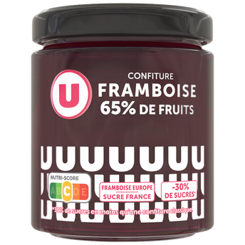 Image de U
Confiture framboise 65% de fruits