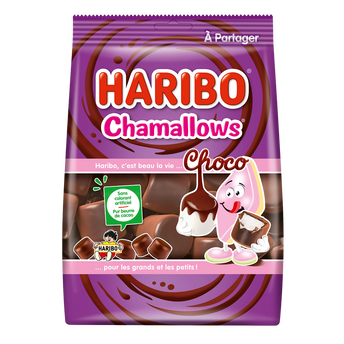 Image de Confiserie chamallows choco HARIBO, sachet de