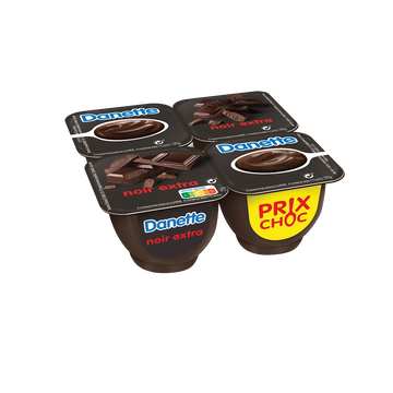 Danone Crème Dessert Chocolat Noir Danette - 4x125g