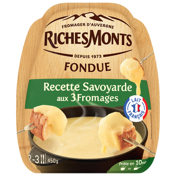 Riches Monts Fromage Pour Fondue Savoyarde Riches Monts - 450g