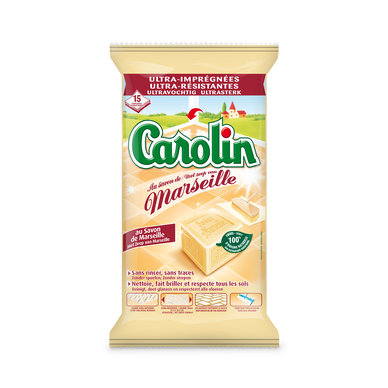 CAROLIN LINGETTE SAVON DE MARSEILLE