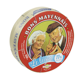 Image de Camembert allégé au lait pasteurisé BON MAYENNAIS, 11%MG