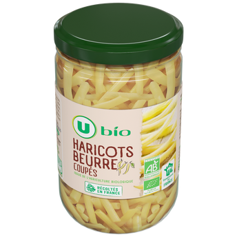 Image de U BIO
Haricots beurre coupés - Bocal