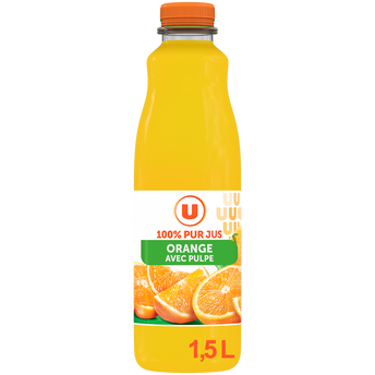 Image de U
Pur jus d'orange avec pulpe filière pet 1,5