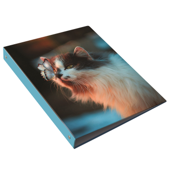 Image de Classeur A4 4 anneaux dos 40mm Animaux domestiques - CLEMENTINA