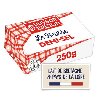 Image de Beurre 80%mg demi-sel PAYSAN BRETON