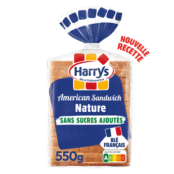 Image de Pain de mie Américan sandwich nature sans sucre ajoutés HARRYS