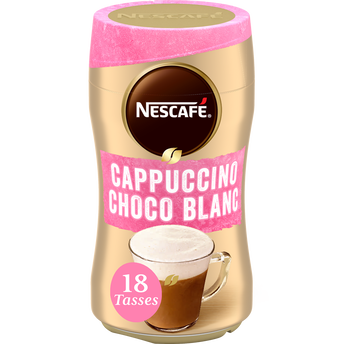 Image de Café soluble NESCAFE CAPPUCCINO CHOCO BLANC