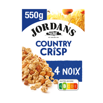 Image de Céréales Country Crisp riche en 4 noix JORDANS