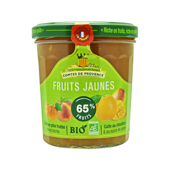 Image de Confiture de fruits jaunes bio LES COMTES DE PROVENCE