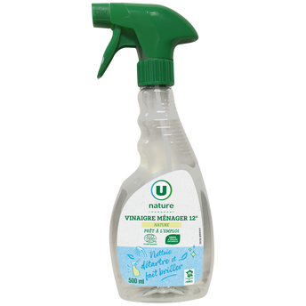 Image de U NATURE
Vinaigre ménager 12° spray