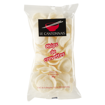 Le Cantonnais Chips De Crevettes Le Cantonnais, 80g