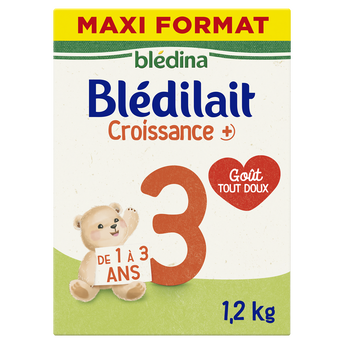 Image de Lait de croissance bébé en poudre 3ème âge de 1 à 3 ans Blédilait BLEDINA
